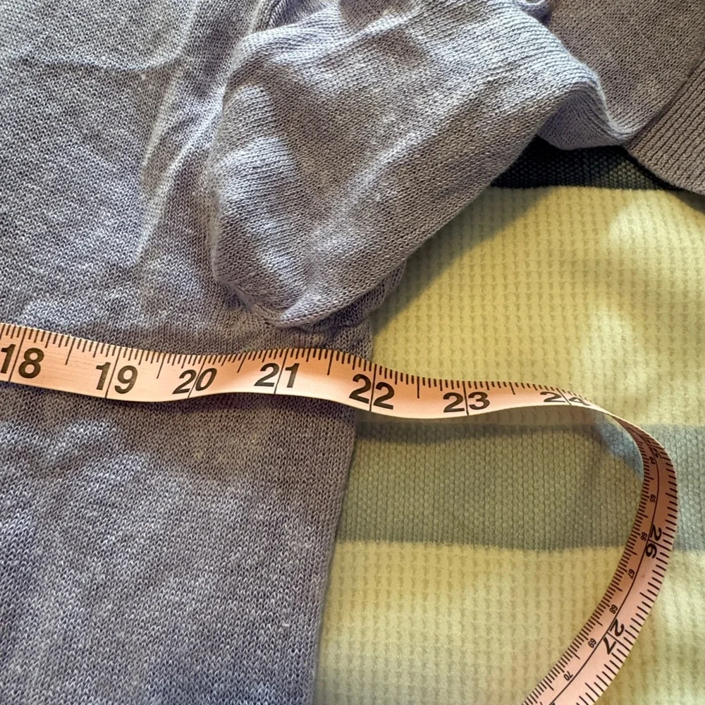 GUC - Ann Taylor - linen blend open cardigan - lilac - Large - Picture 8 of 10